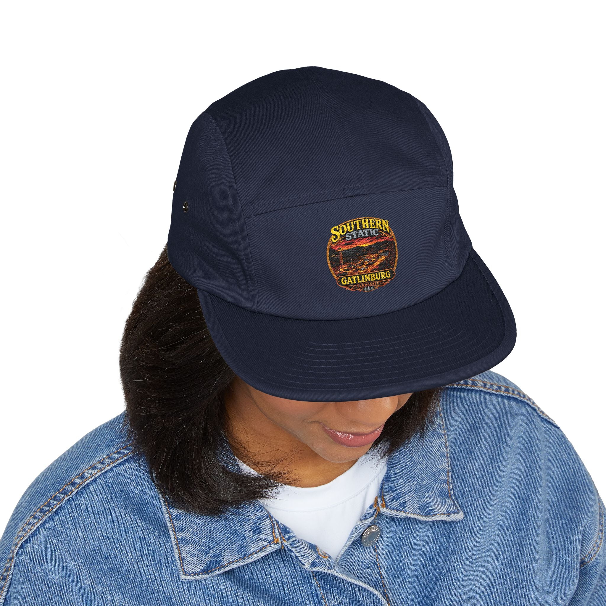 Southern State Gatlinburg Embroidered 5-Panel Cap | Khaki