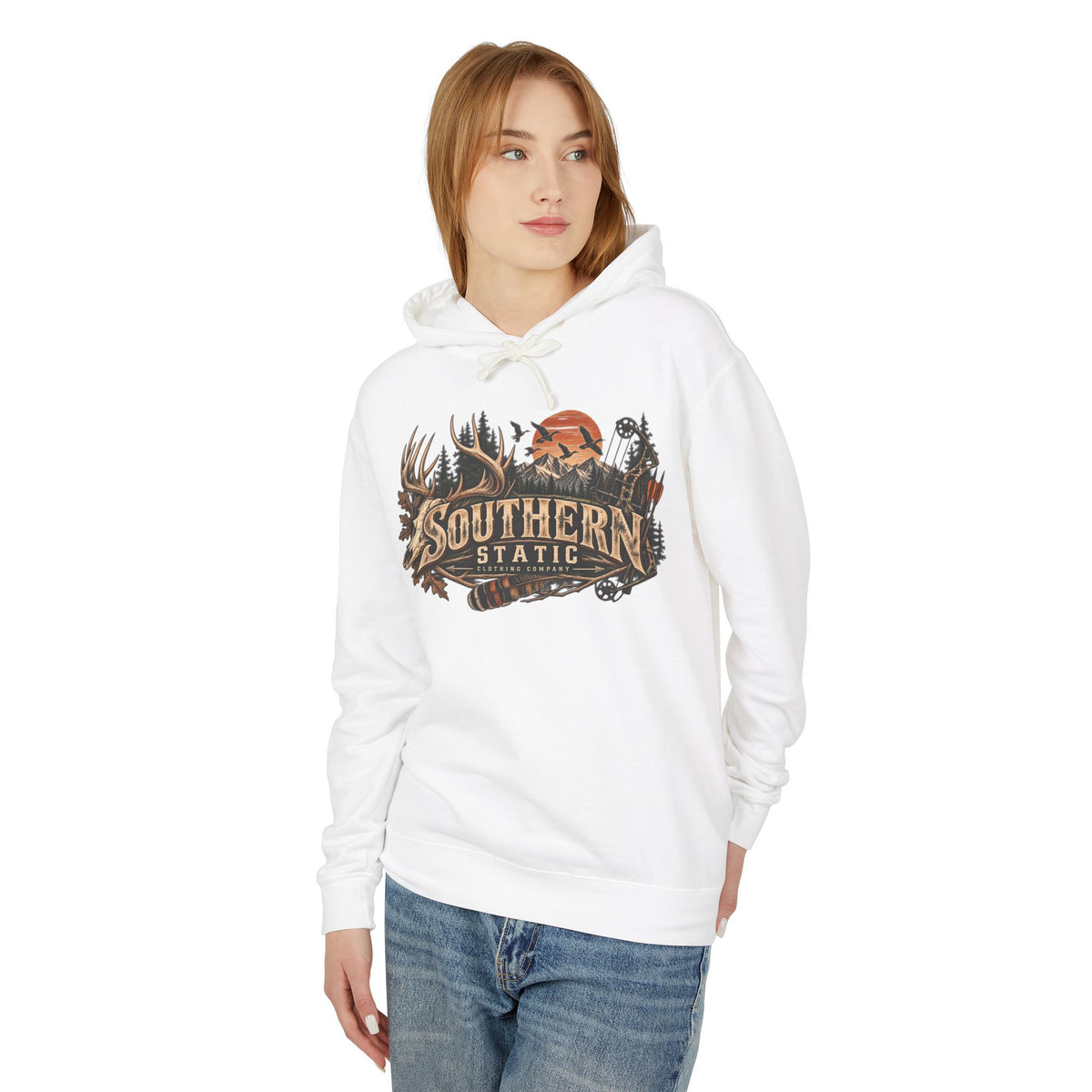 Unisex Lightweight Hooded Sweatshirt
