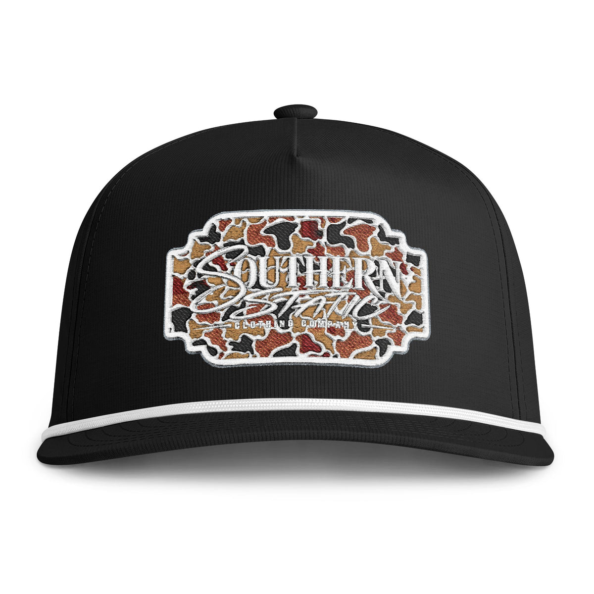 Sunwashed Rope Cap - Southern Static Patch Trucker Hat