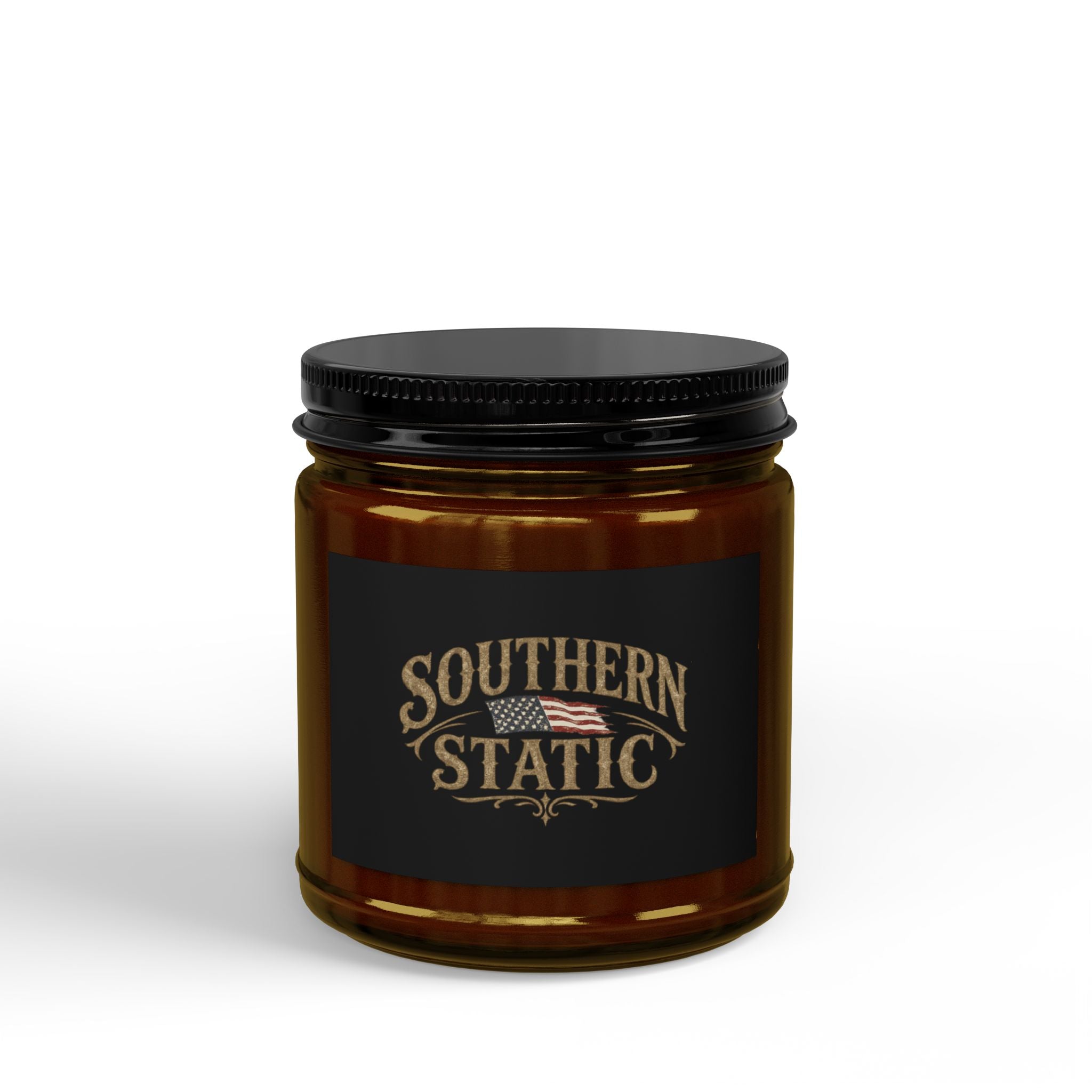 Scented Soy Candles with Black Lid, (4 and 9oz)
