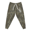 Camo Bark-Print Athletic Joggers — 'Southern State' Logo