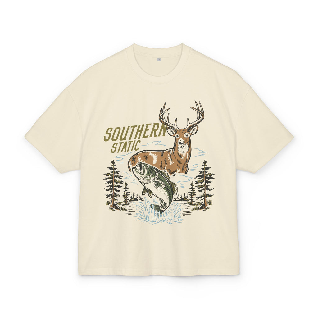 Southern Static Deer & Fish Graphic Tee