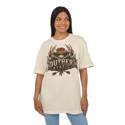 Southern Static Graphic Tee — Vintage Hunting Antlers Shirt
