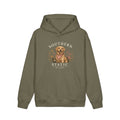 Dog Lover Hoodie — "Southern Static" Golden Retriever Floral Pullover
