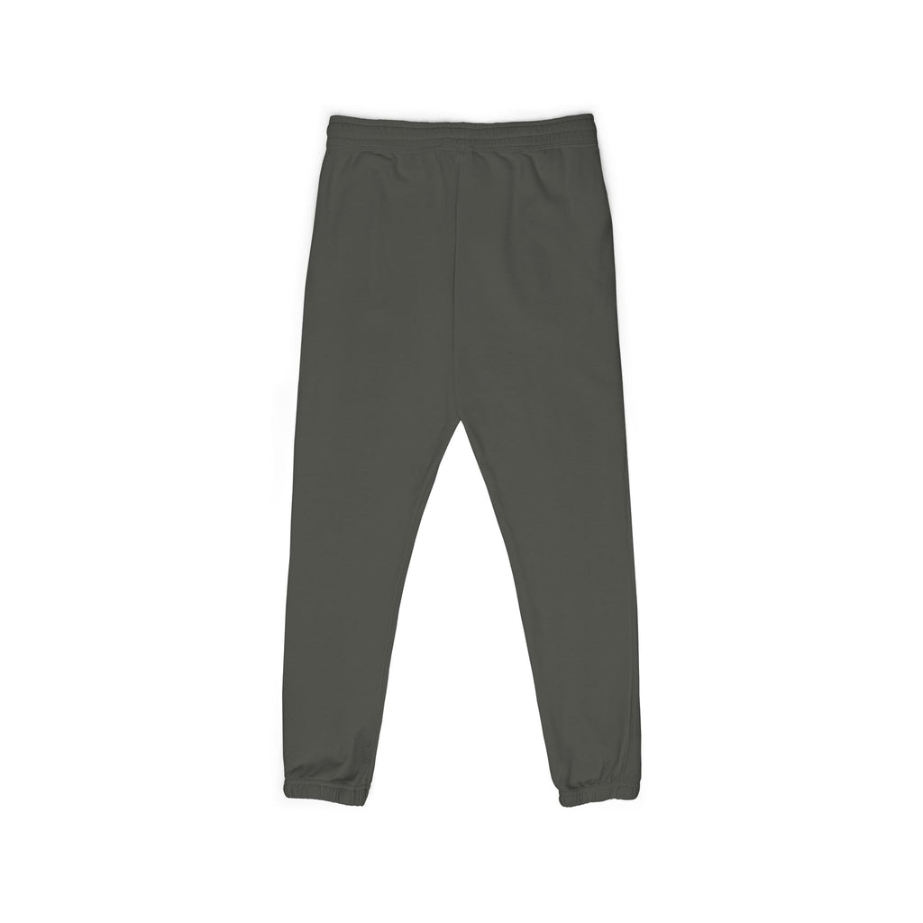 Embroidered Floral Snake Sweatpants — Garment-Dyed Fleece Joggers