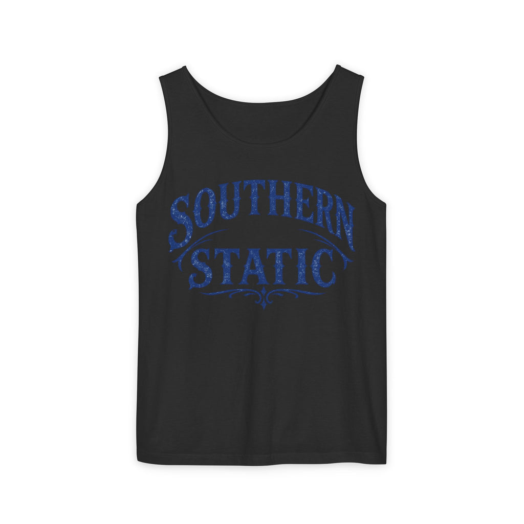 Southern Static tank top | Vintage script logo