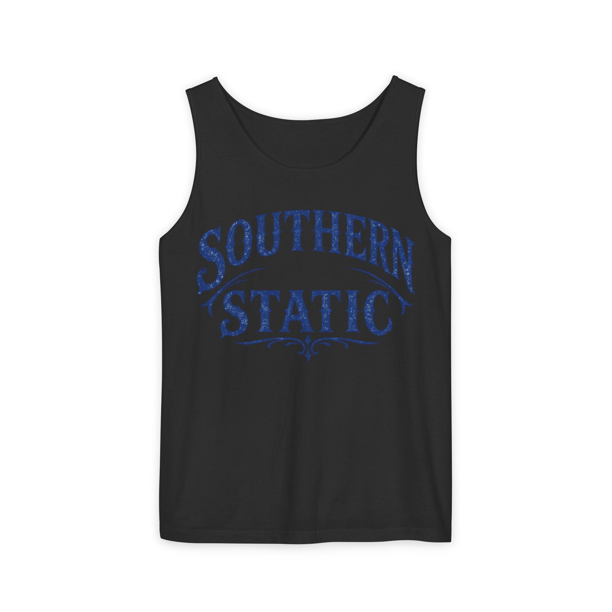 Southern Static tank top | Vintage script logo