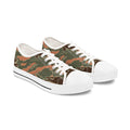Camouflage Low Top Sneakers — Women's Camo Canvas Shoes