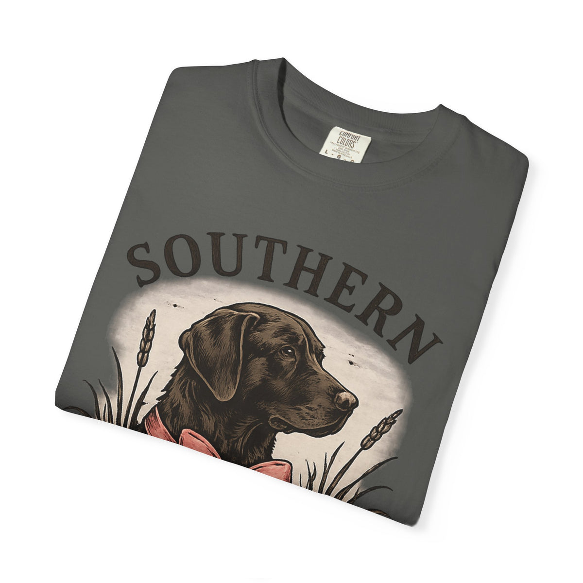 Southern Static Labrador Graphic T-Shirt — Vintage Dog Tee