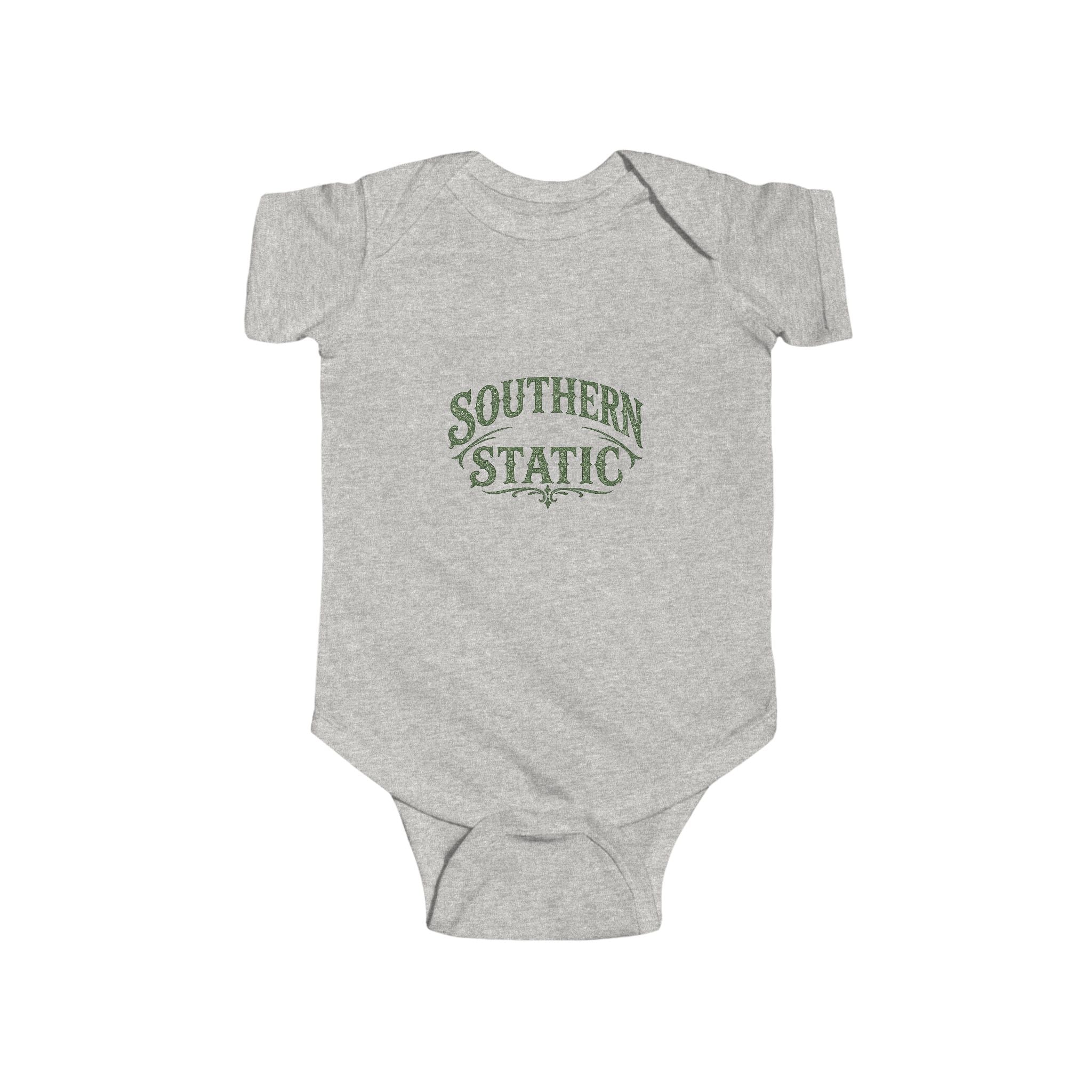 Southern Static logo Infant Bodysuit | Baby Onesie, Country Logo