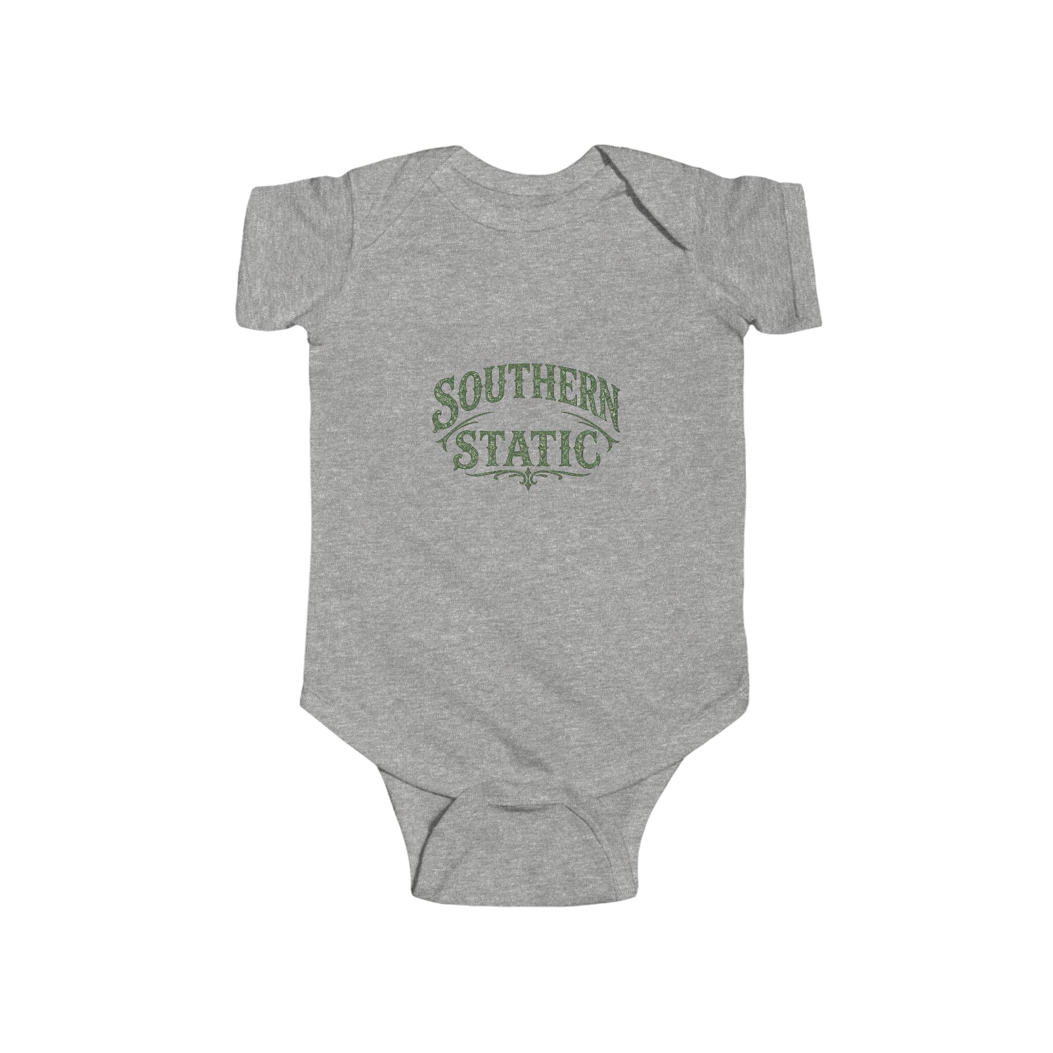 Southern Static logo Infant Bodysuit | Baby Onesie, Country Logo