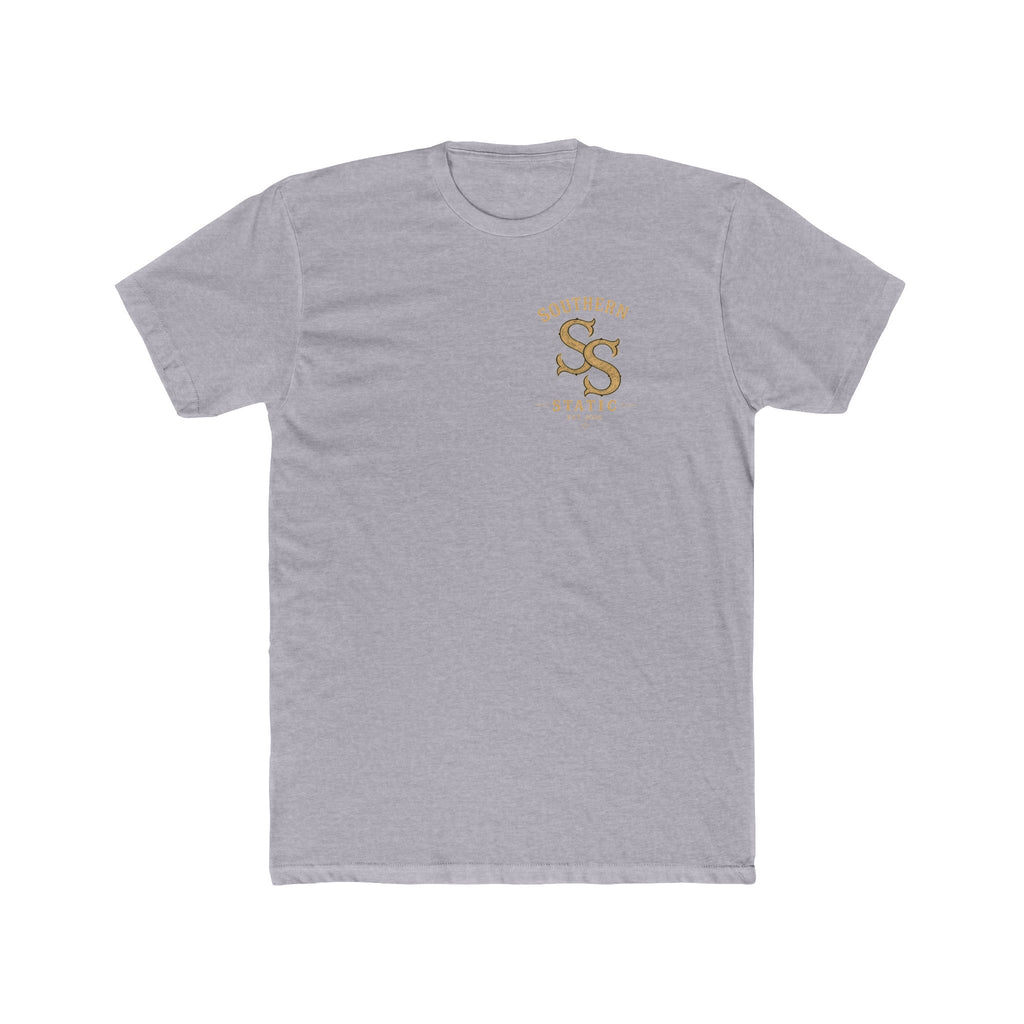 Southern Static Cabin Tee — Rustic Mountain Logo T-Shirt