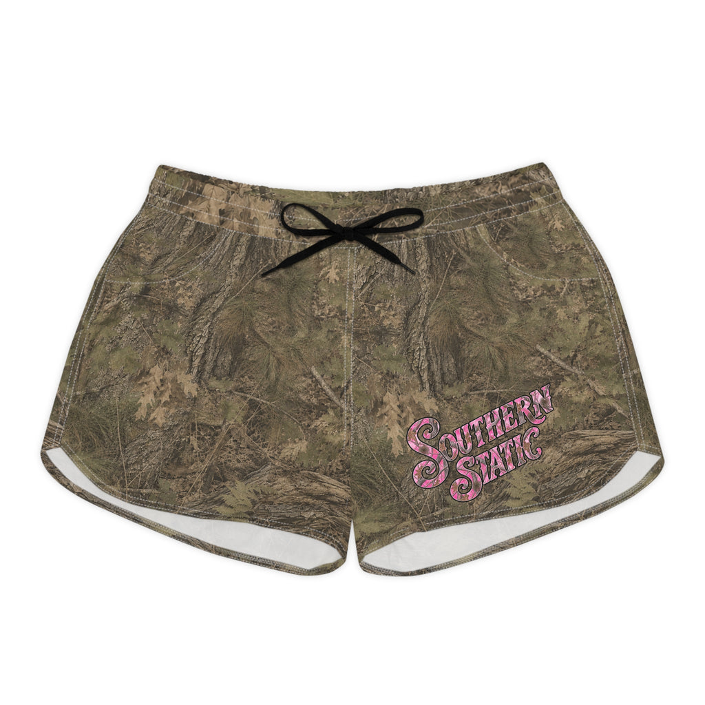 Camo "Southern State" Women's Casual Shorts — Lightweight Summer Lounge & Outdoor Shorts