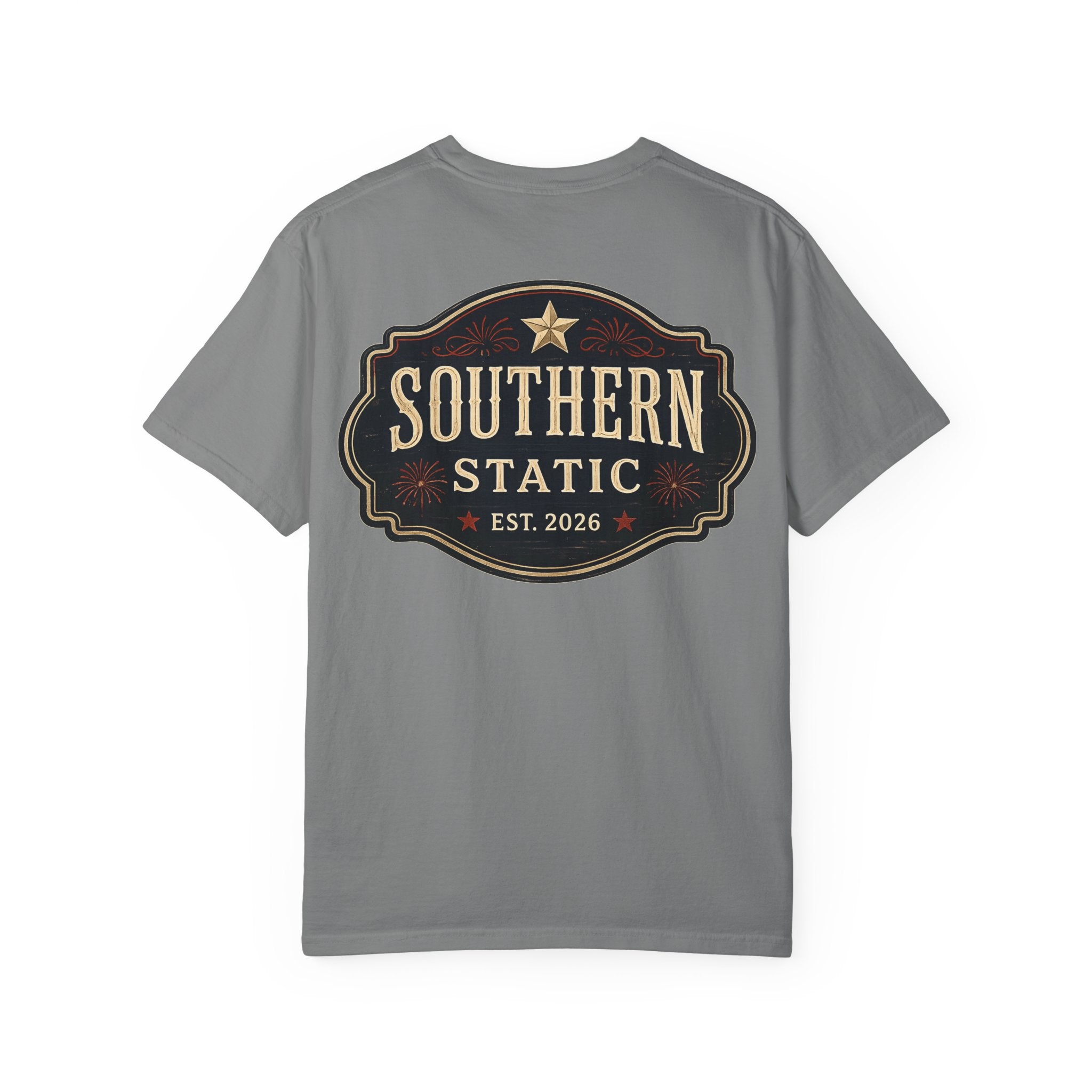 Men’s Southern Static Logo T-Shirt — Vintage Country Graphic Tee