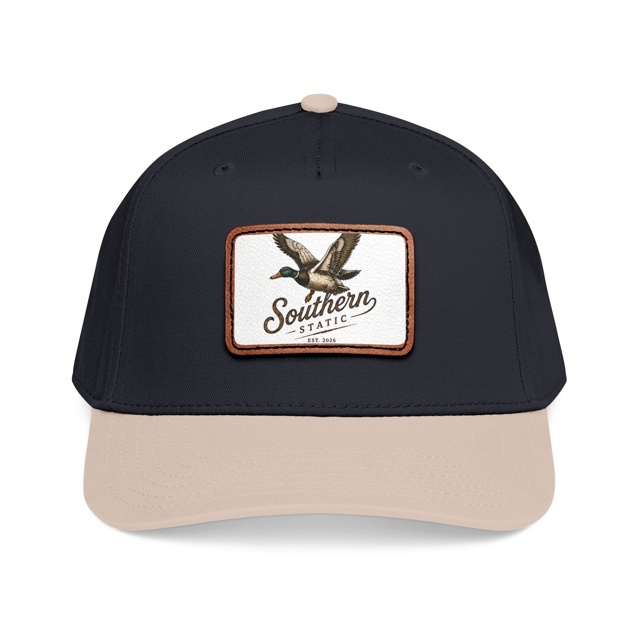 Leather Patch Dog Baseball Cap — Southern Tracker Mid-Profile Hat