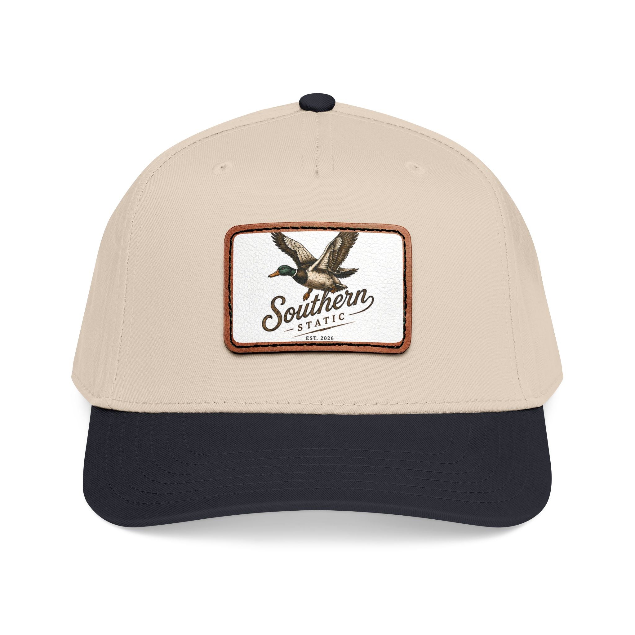 Leather Patch Dog Baseball Cap — Southern Tracker Mid-Profile Hat