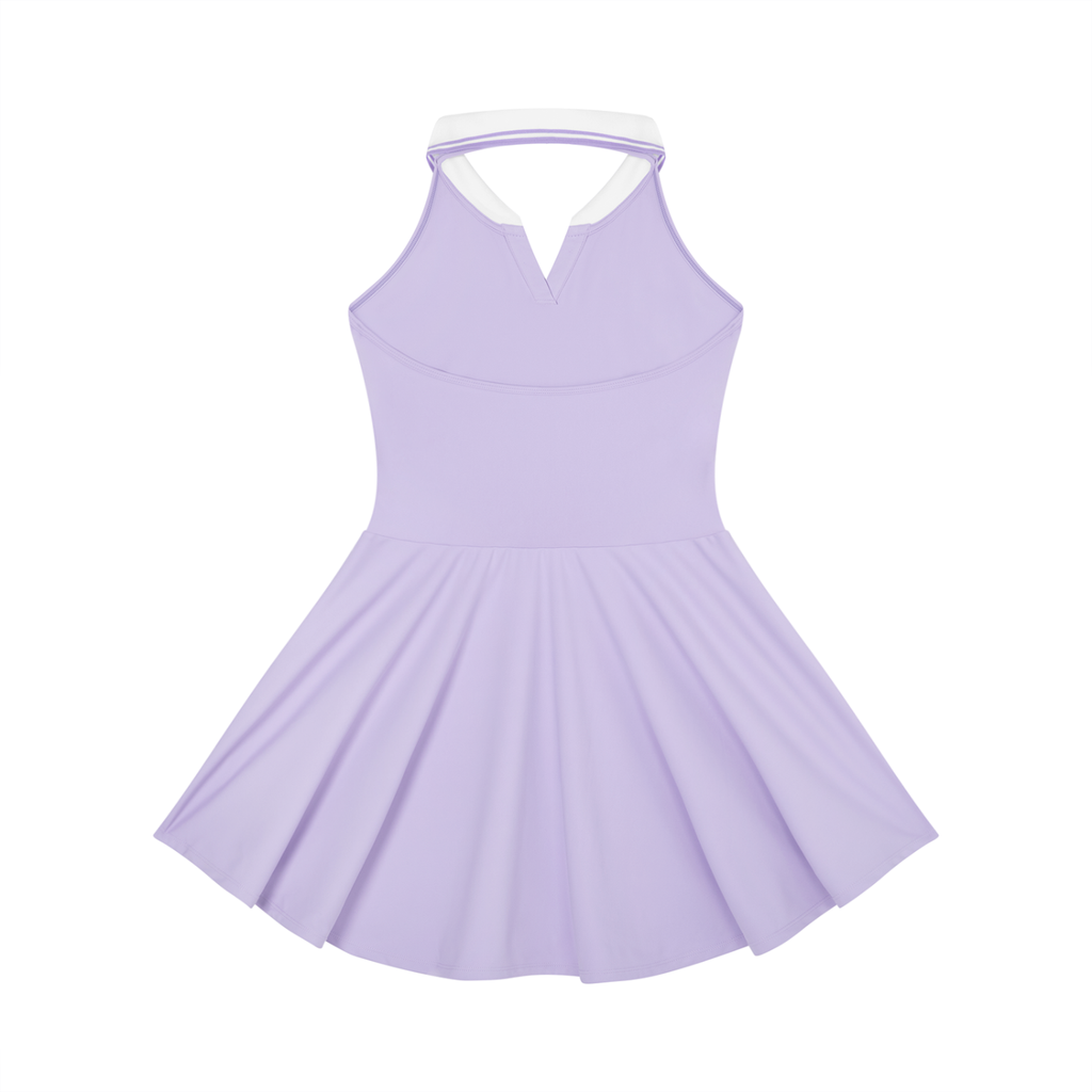 Southern Static Women's Collared Halter A-Line Tennis Dress