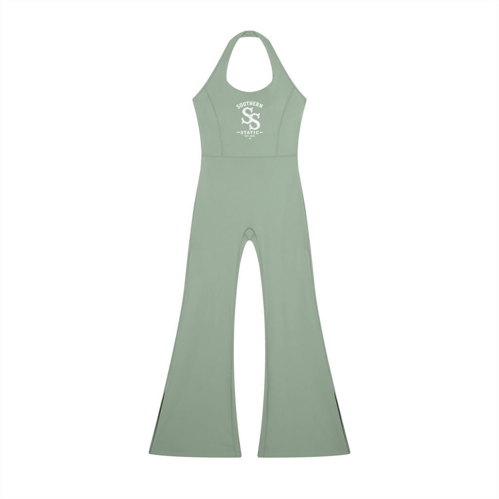 Southern Static Women’s Halter Flared Jumpsuit