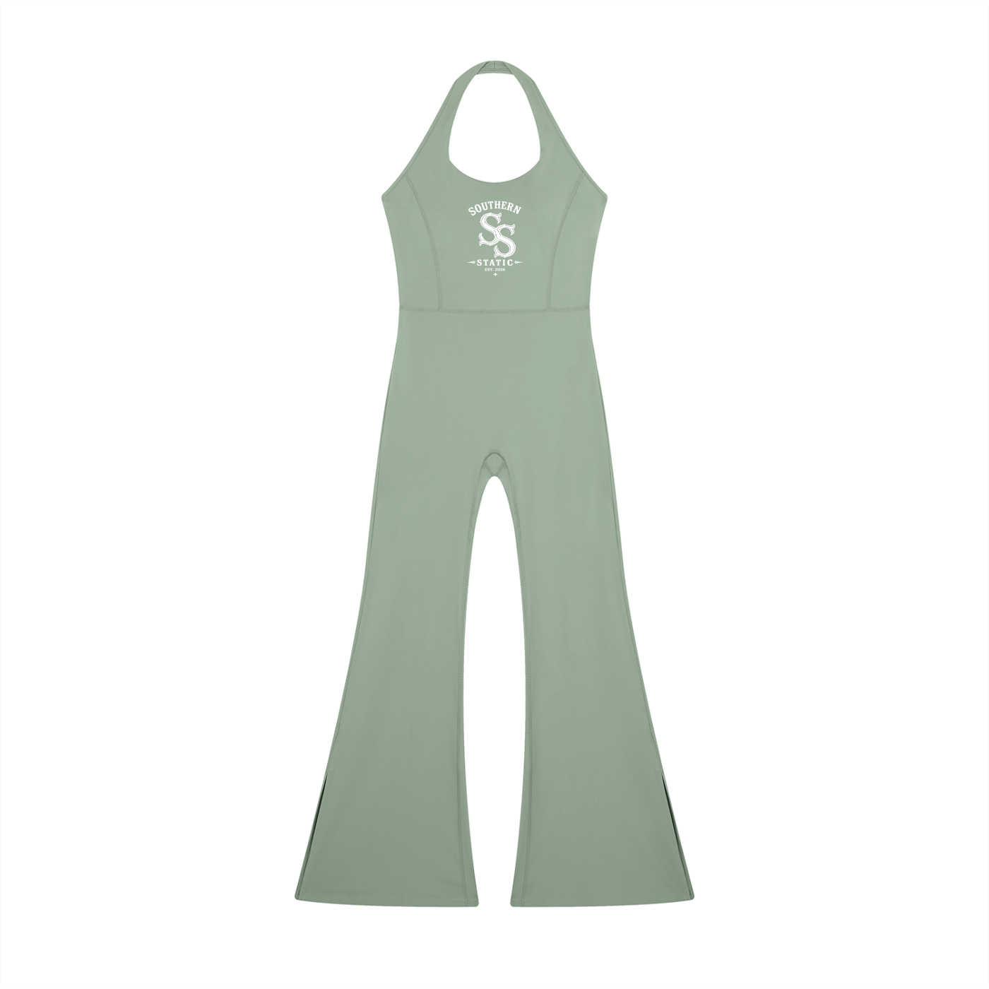 Southern Static Women’s Halter Flared Jumpsuit