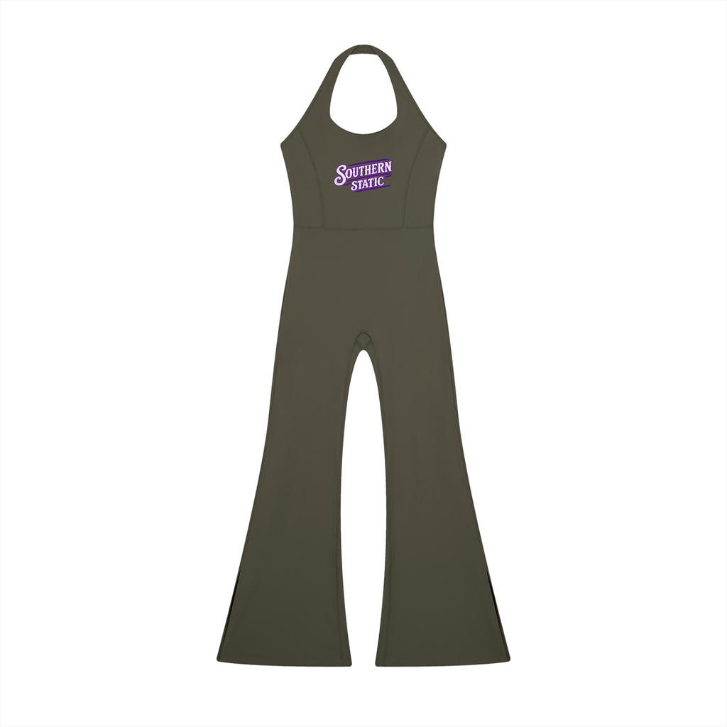 Southern Static Women’s Halter Flared Jumpsuit