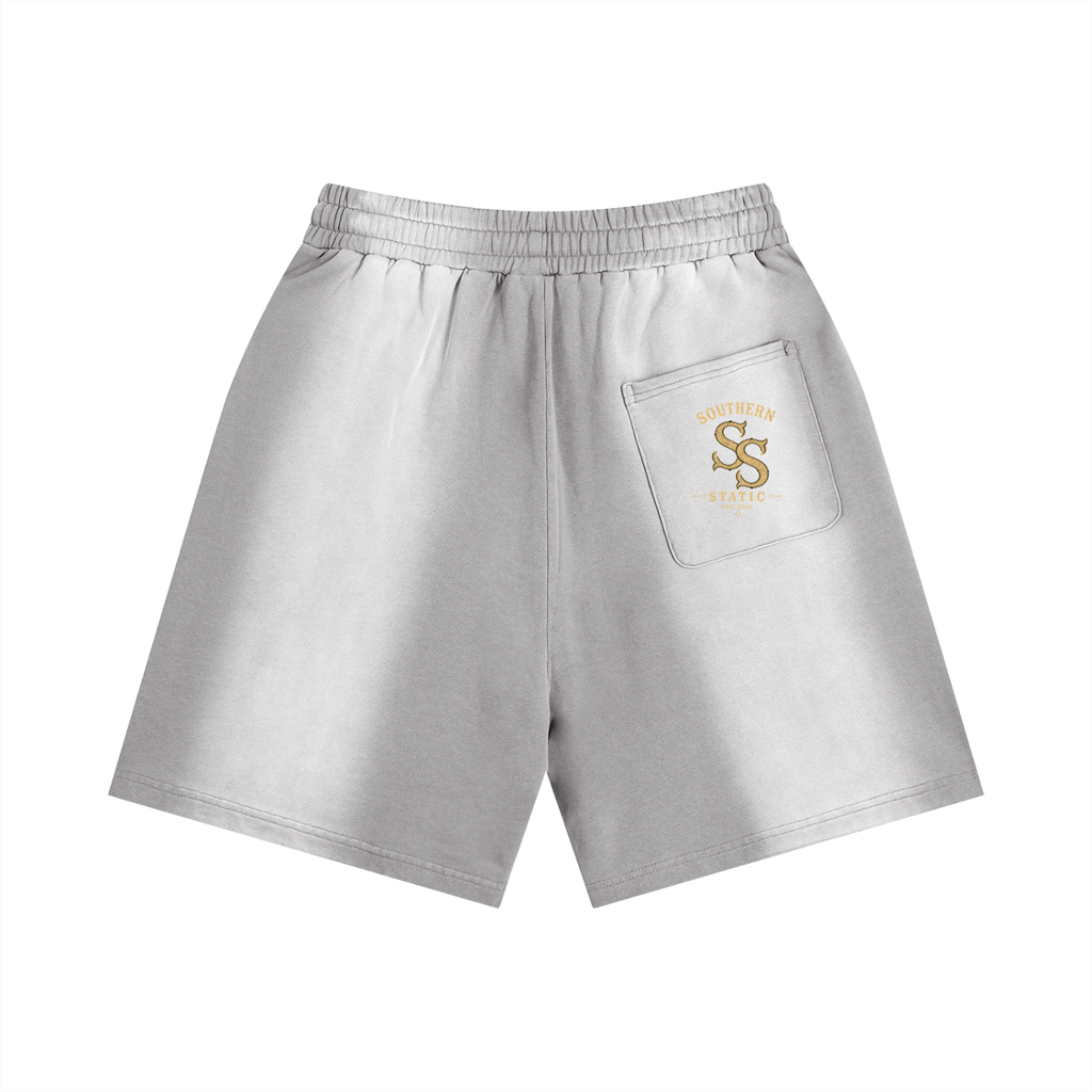 Sun Fade Distressed Shorts