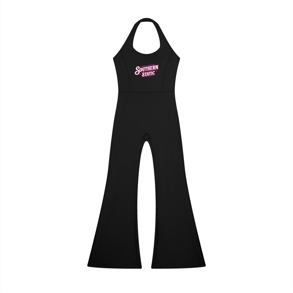 Southern Static Women’s Halter Flared Jumpsuit