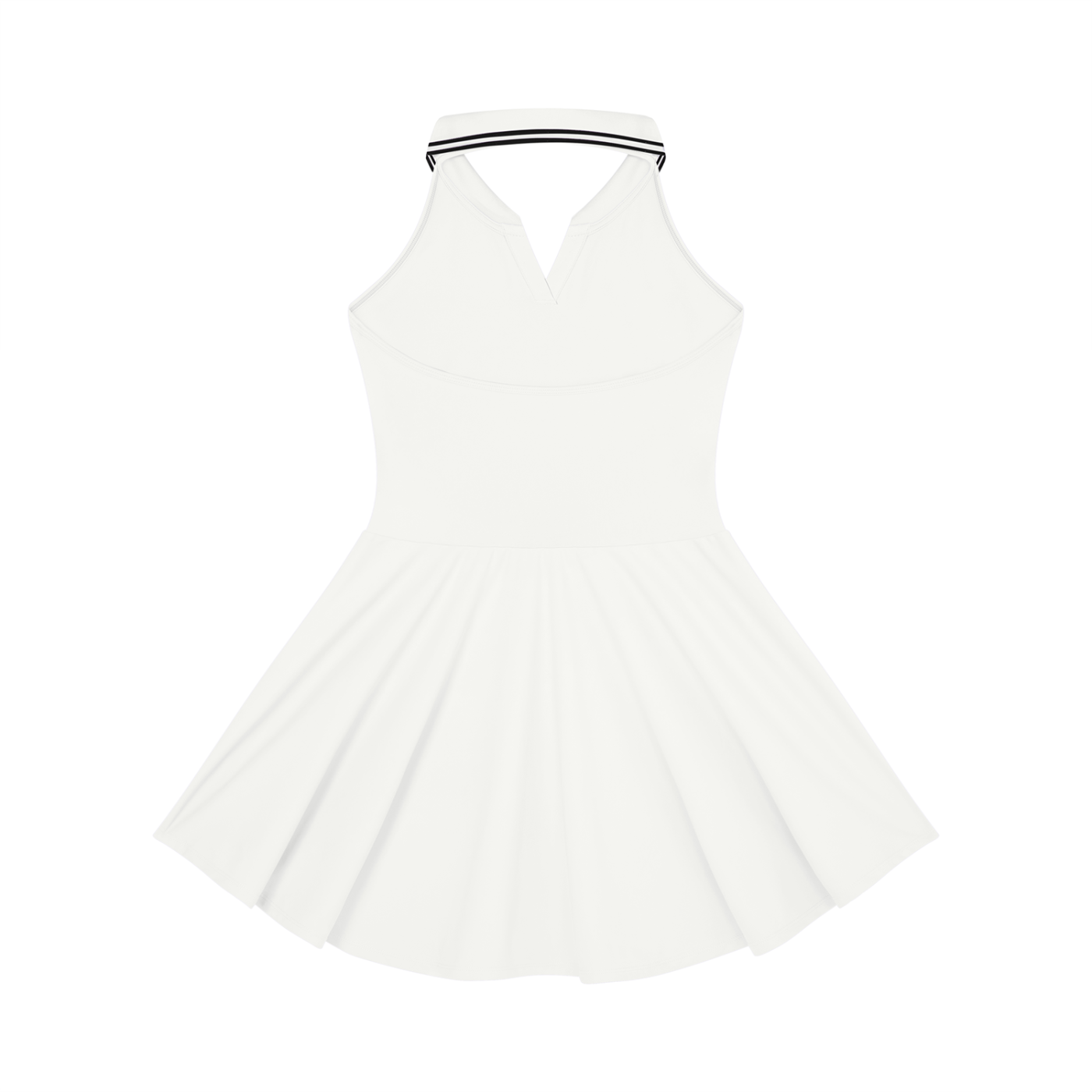Southern Static Women's Collared Halter A-Line Tennis Dress