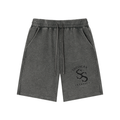 Mineral Wash Waffle Knit Shorts