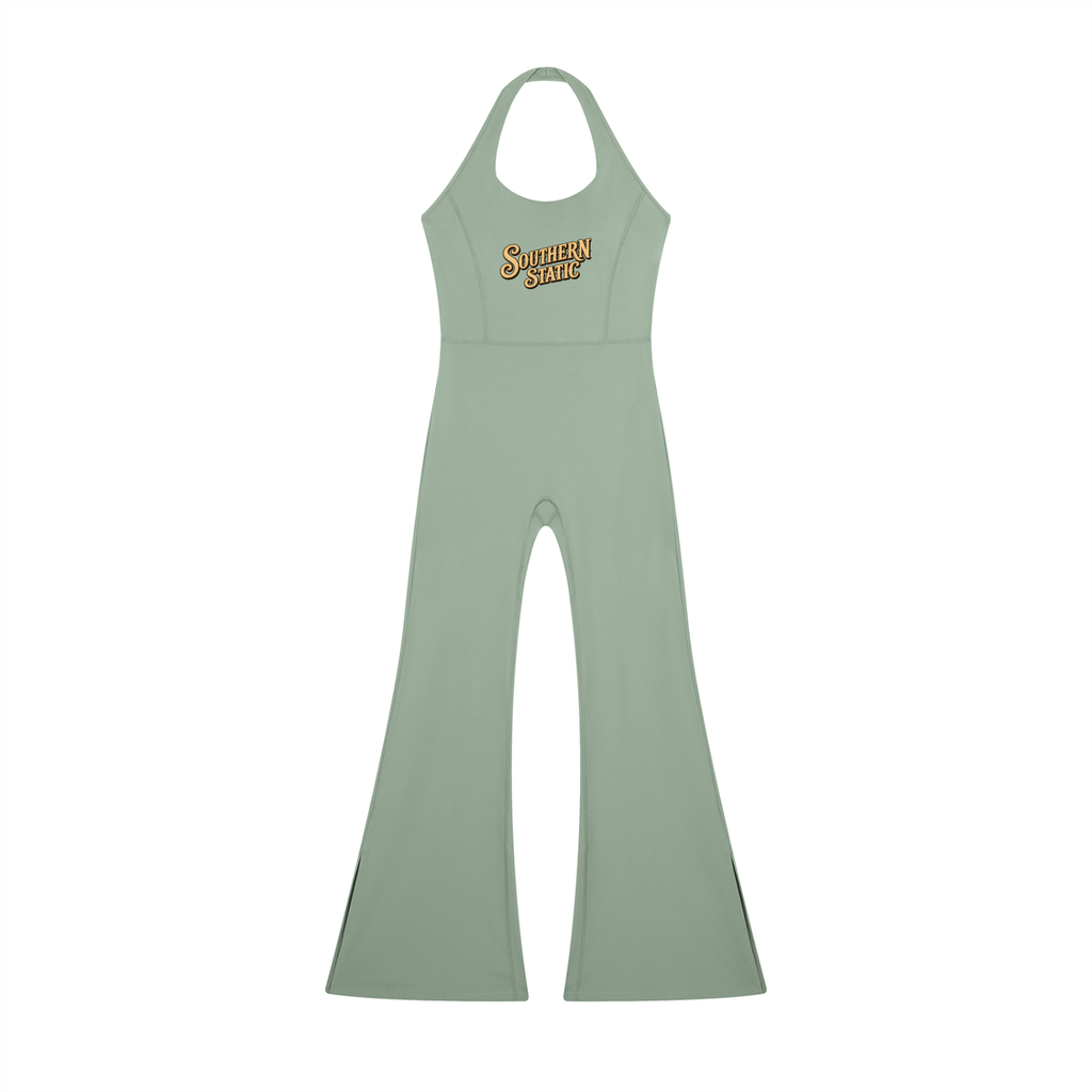 Southern Static Women’s Halter Flared Jumpsuit