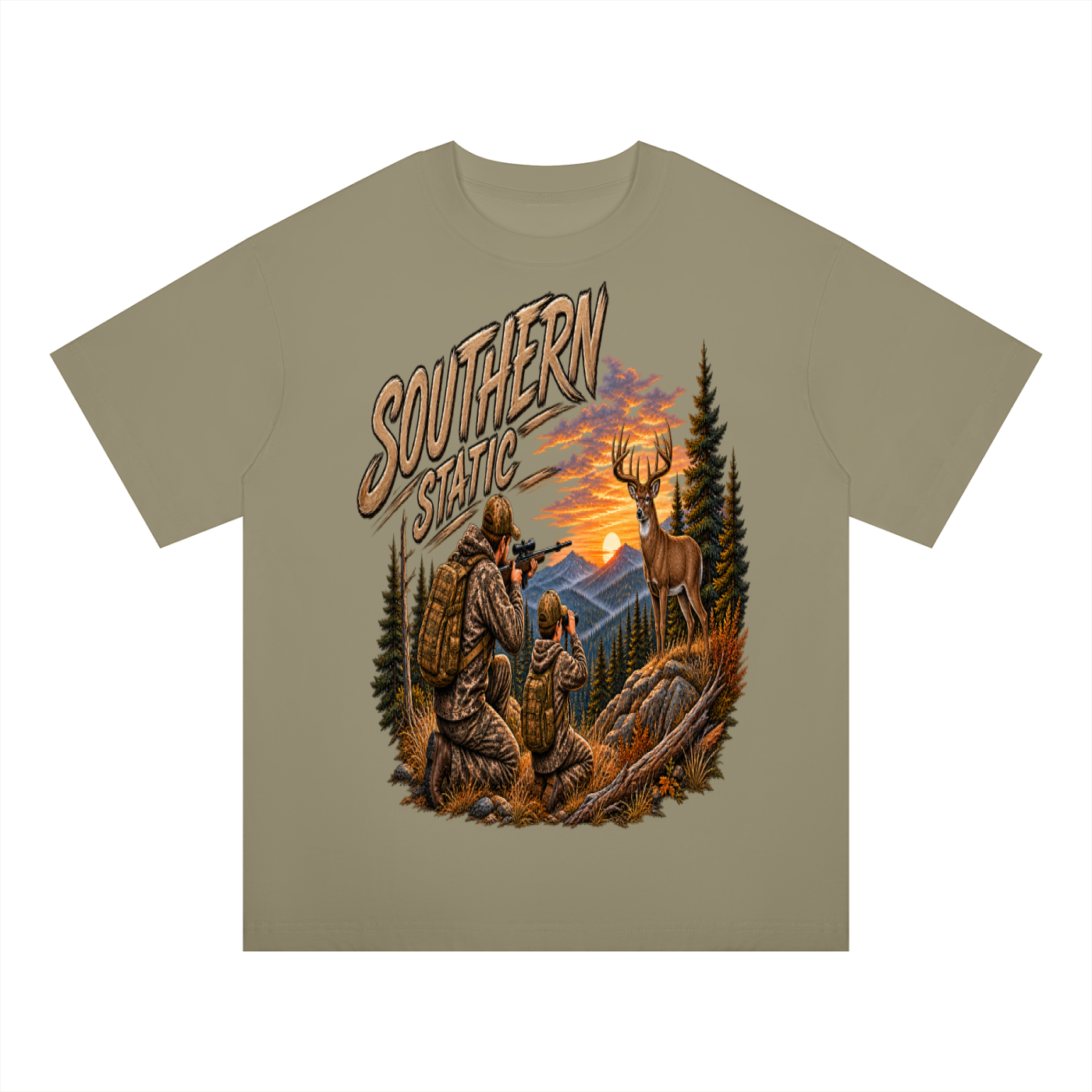 Southern Static Oversized Drop Shoulder T-Shirt